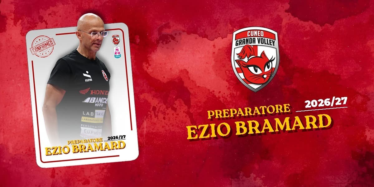 VOLLEY A1F / Cuneo Granda Volley, confermato Bramard come preparatore atletico