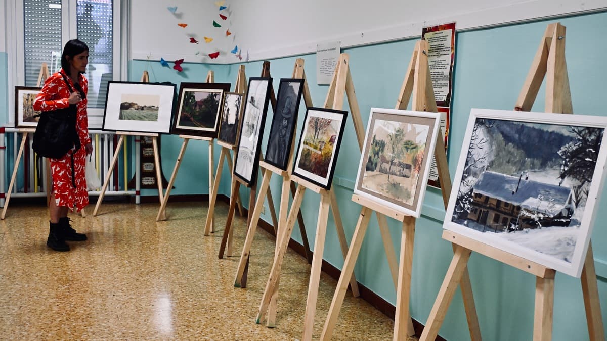 L’arte degli studenti del Liceo Artistico Bianchi-Bonelli-Virginio protagonista alla Sagra della Castagna e del Fungo di Rossana [FOTO]