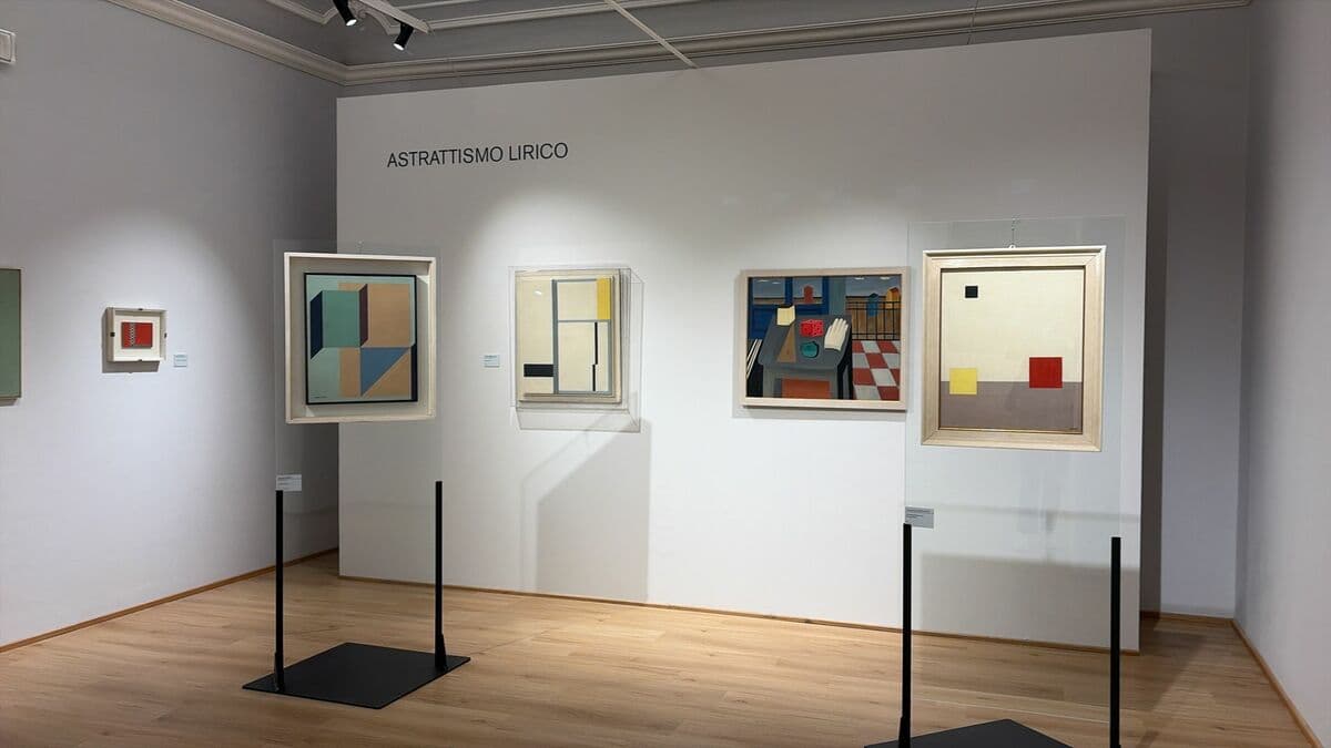 Biella, al Palazzone visita guidata della mostra “Collezione Franco Riccardi. Segni e visioni del Novecento” coi ragazzi del gruppo “Promoter”