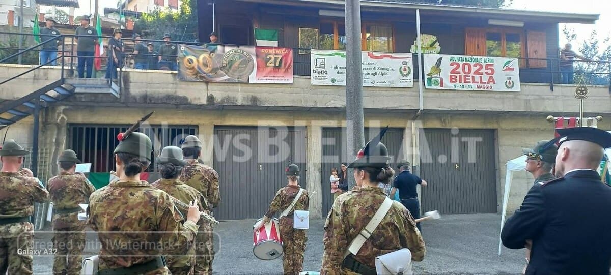 Gli Alpini di Zumaglia hanno festeggiato 90 anni con l'intitolazione della sede a  Egidio Bruschi FOTO e VIDEO
