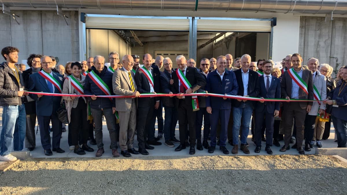 Inaugurato il rinnovato impianto Str di compostaggio a Sommariva Perno [FOTO e VIDEO]