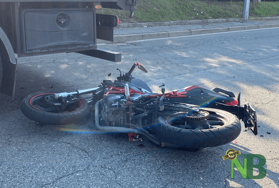 Cerrione, incidente sulla provinciale 143: ferito un motociclista 21enne 