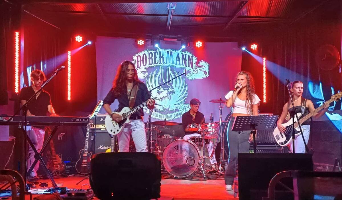 I Thunder di Biella protagonisti alla Cueva Rock Pub con i Dobermann 