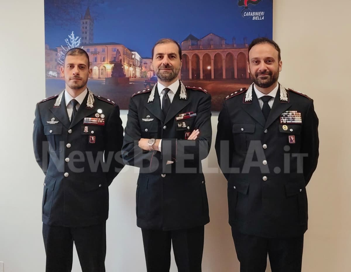 Carabinieri, a Biella si presentano due nuovi ufficiali dell’Arma