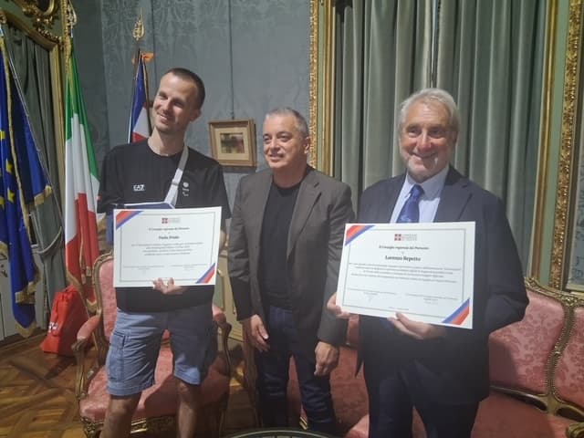 A Palazzo Lascaris sport ed emozioni con l’atleta paralimpico Paolo Priolo   
