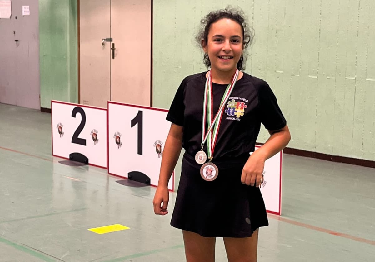 TENNISTAVOLO / L'undicenne albese Prisca Cosentino protagonista a Torino