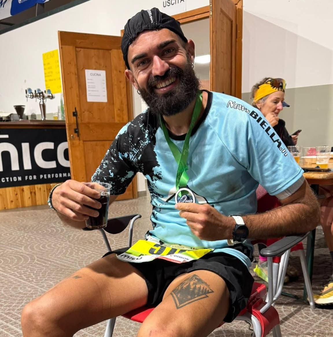 Amron Team, Matteo Dovana sul podio dell'Adamello Ultra Trail FOTO