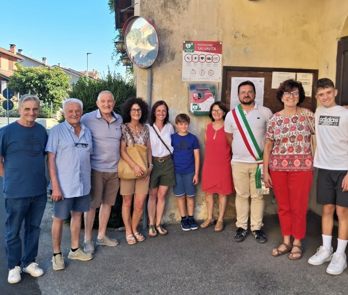 Ceretto di Costigliole Saluzzo ha il suo defibrillatore