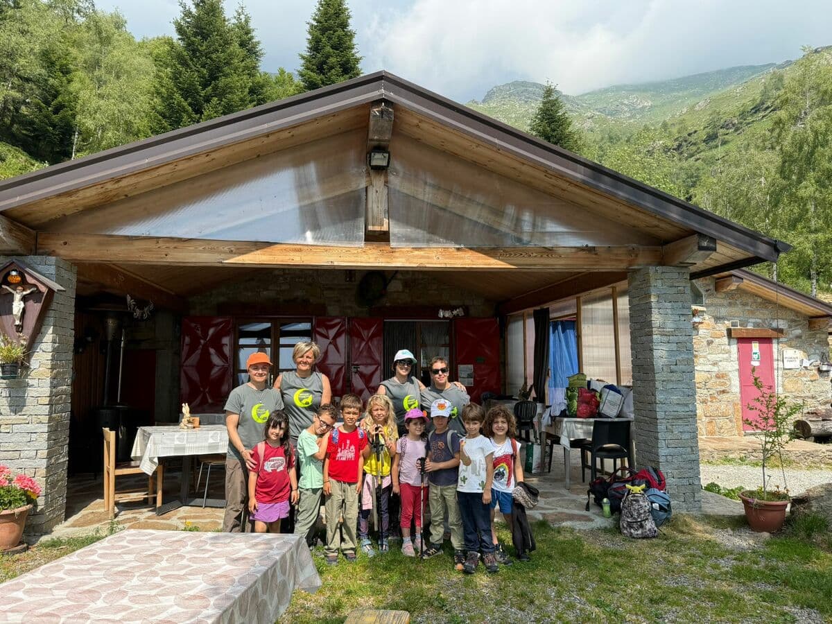 Una notte al rifugio per i bambini dell'infanzia di Graglia FOTO
