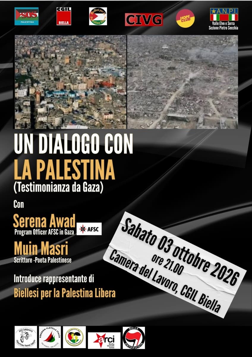 Da Gaza a Biella, la testimonianza di Serena Awad