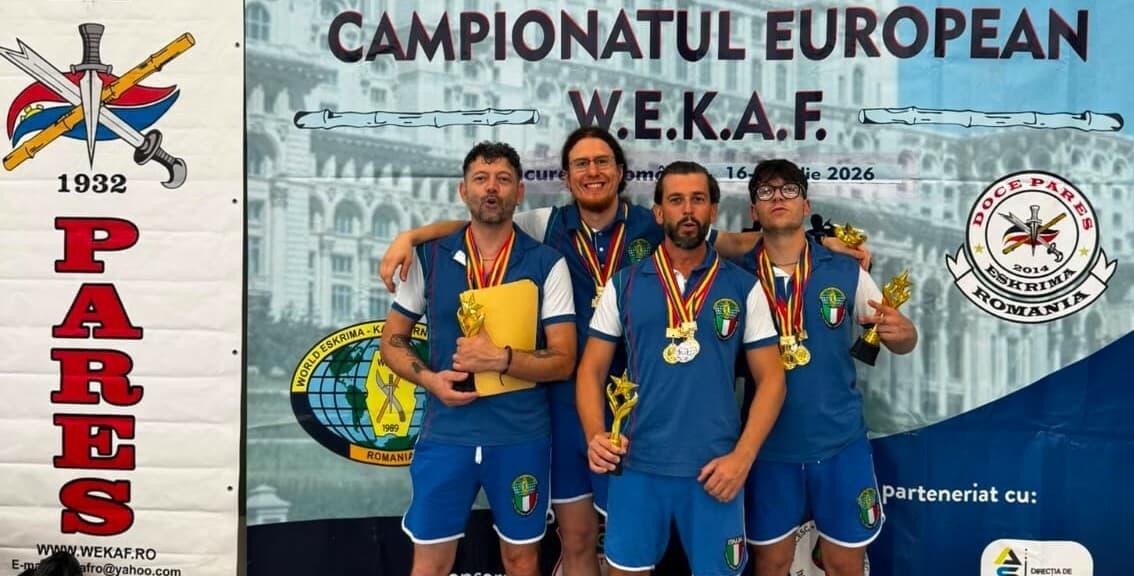 Europei W.E.K.A.F in Romania, un successo per gli atleti cuneesi dell’Arnis Kali Sikaran