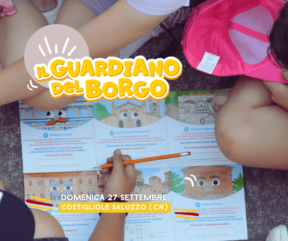 Costigliole Saluzzo, a caccia del Guardiano del borgo: passeggiata musicale per famiglie alla Sagra dell'Uva Quagliano