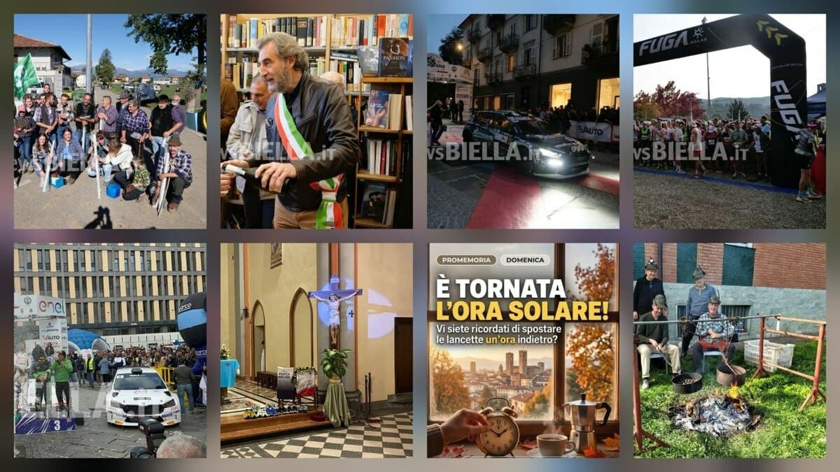 Newsbiella.it, ecco cosa è successo nel weekend dal 23 al 25 ottobre 2026